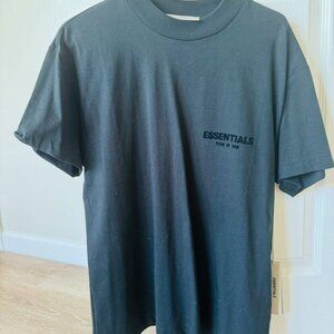 Essentials Fear of God Black T shirt